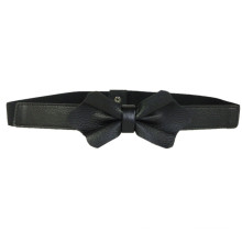 Ceinture de ceinture en élastique à arc noir (KY3674)